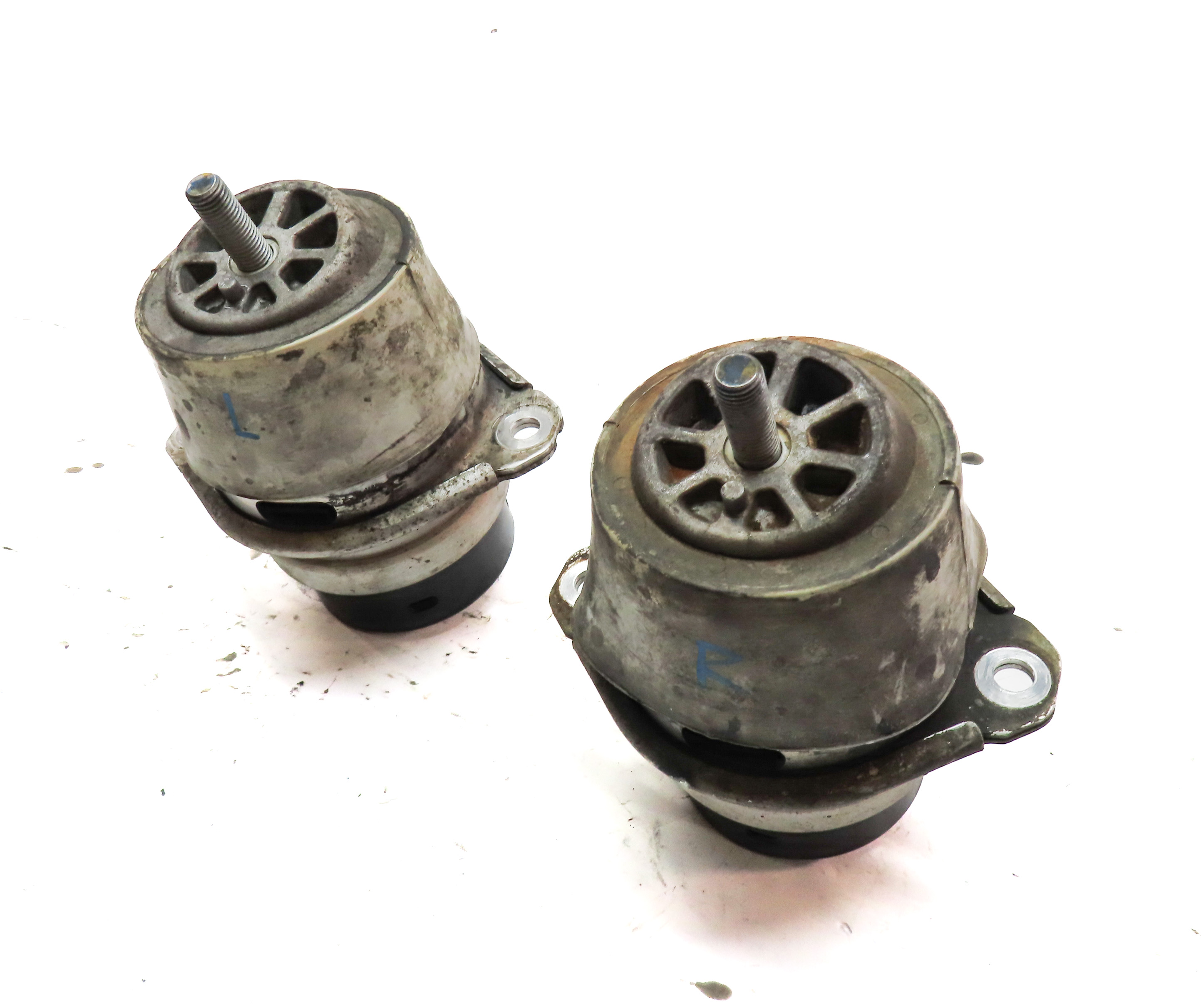 2014 AUDI Q7 (4L) 3.0L DIESEL (CNRB) LEFT & RIGHT ENGINE MOTOR MOUNT SET/2 — exact item pictured